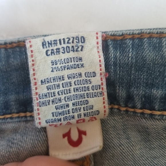 TRUE RELIGION stella skinny Jeans light denim 26 - Picture 7 of 8